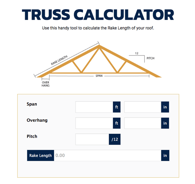 Roof Truss Calculator