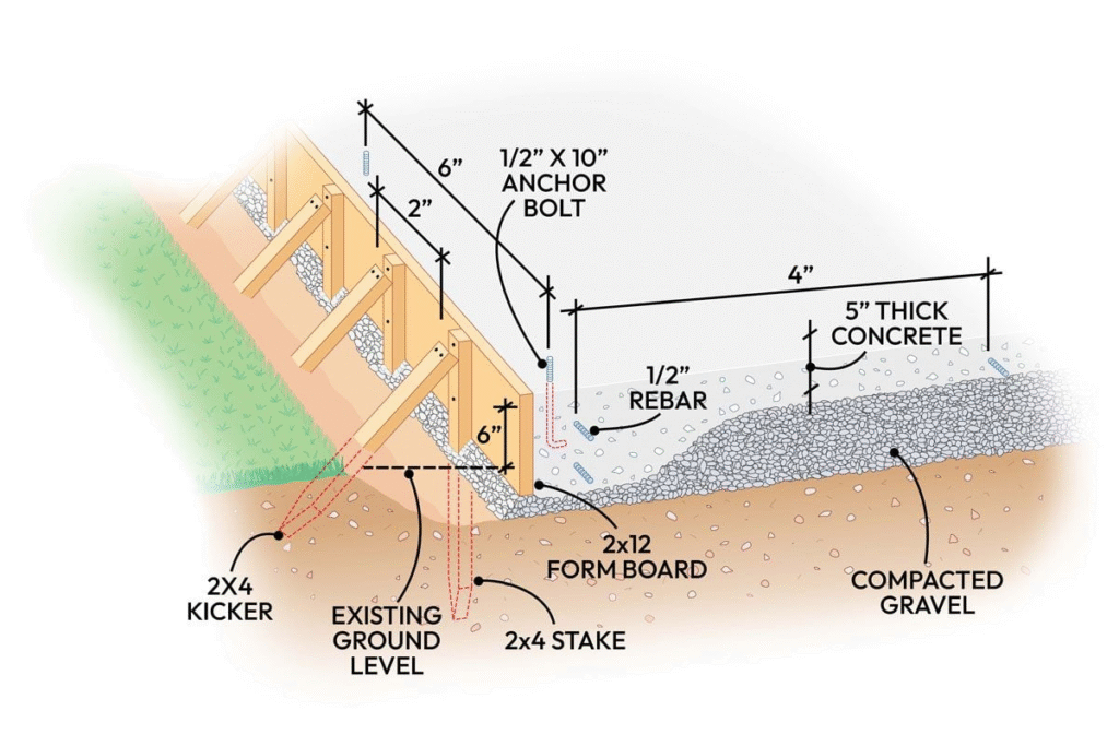 How to Pour a Perfect Concrete Slab