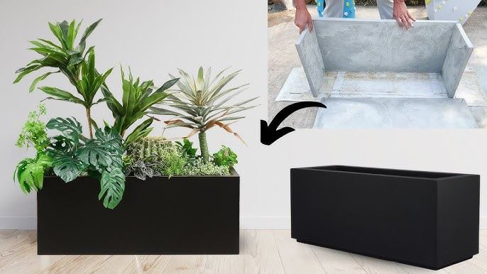 Creating Your Own Modern Concrete Planters
