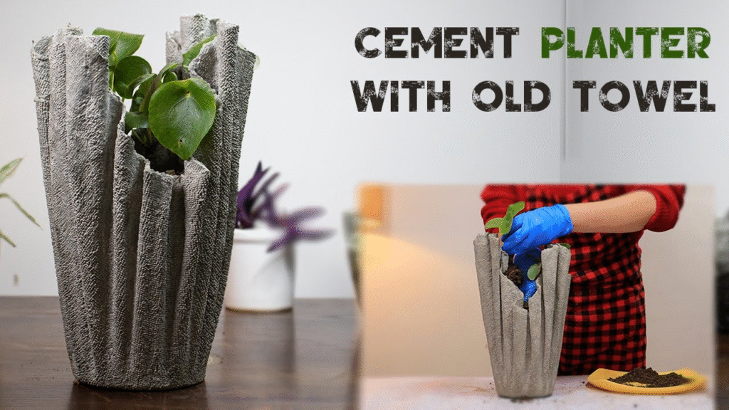 Creating Your Own Modern Concrete Planters