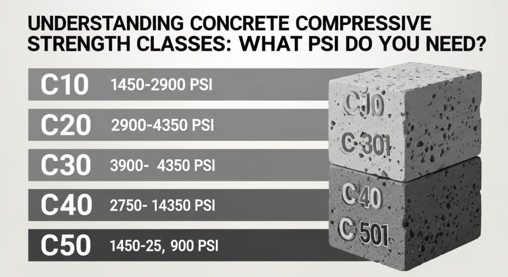 Understanding Concrete Compressive Strength Classes