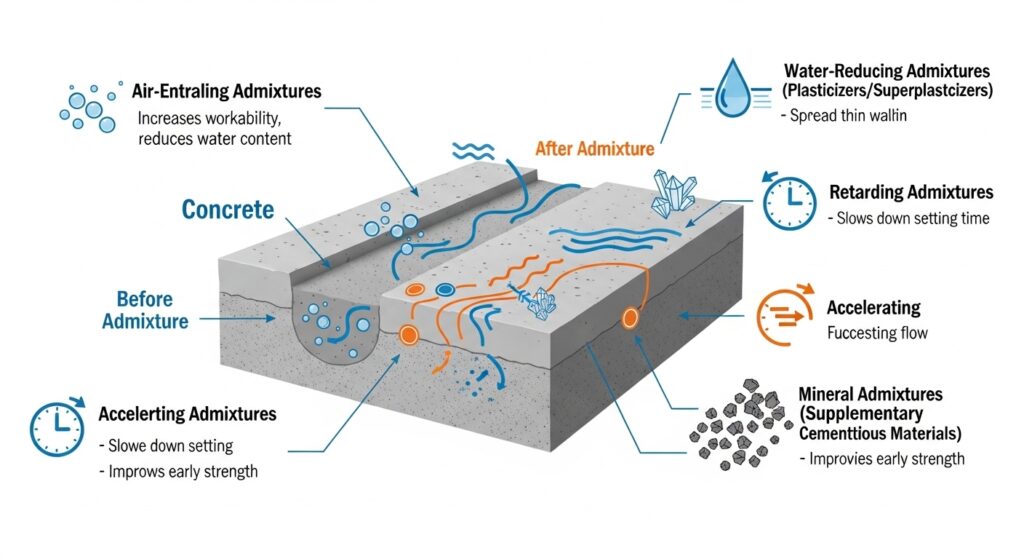 What are Concrete Admixtures and How Do They Change Performance?