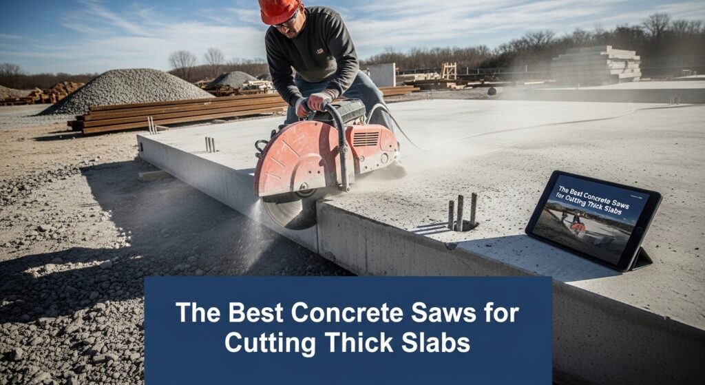 The Best Concrete Saws for Cutting Thick Slabs