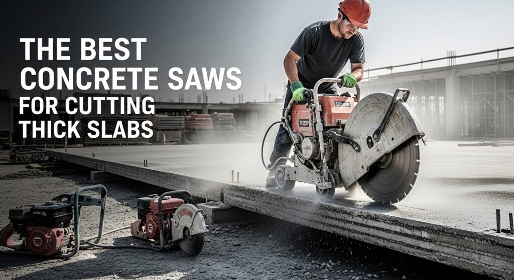 The Best Concrete Saws for Cutting Thick Slabs