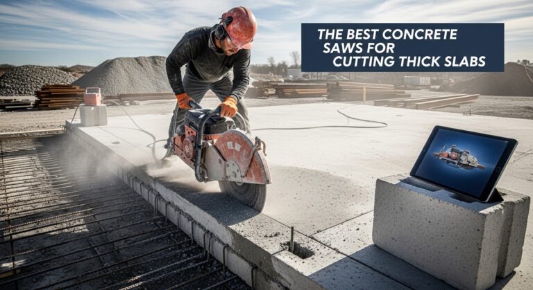 The Best Concrete Saws for Cutting Thick Slabs