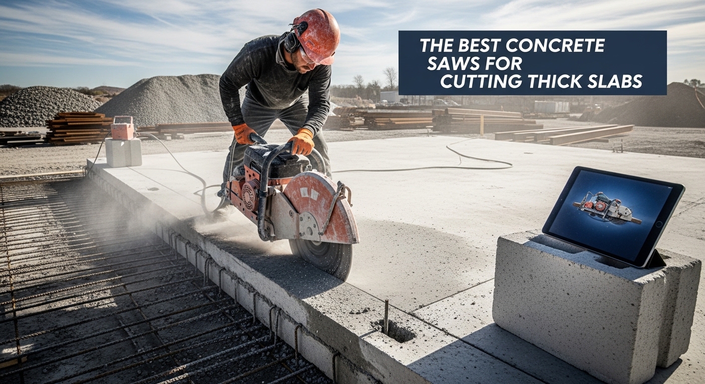 The Best Concrete Saws for Cutting Thick Slabs