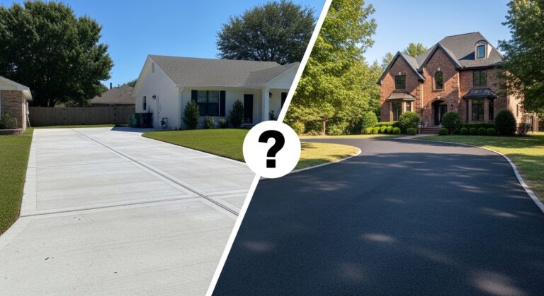 Concrete vs. Asphalt Driveways: Which is the Best Investment for Your Home?