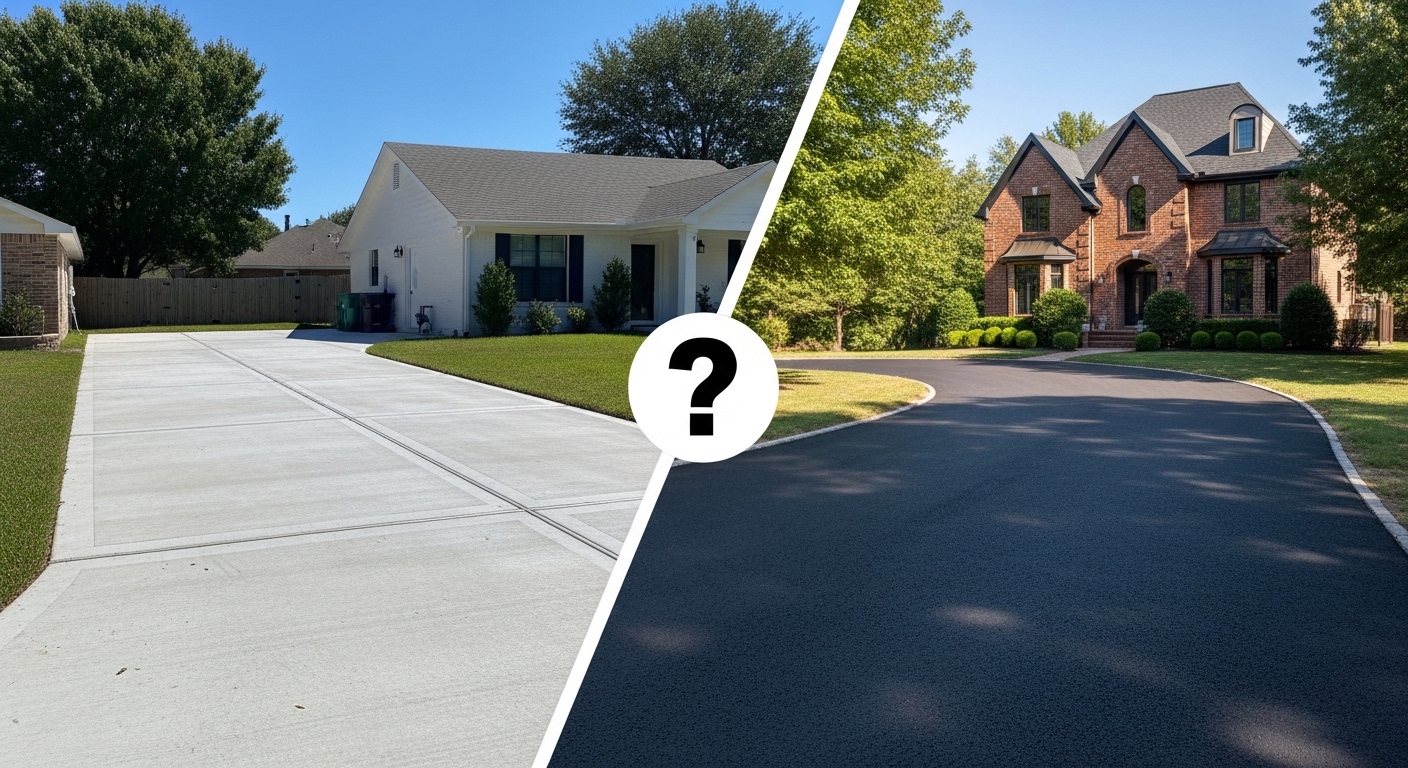 Concrete vs. Asphalt Driveways: Which is the Best Investment for Your Home?
