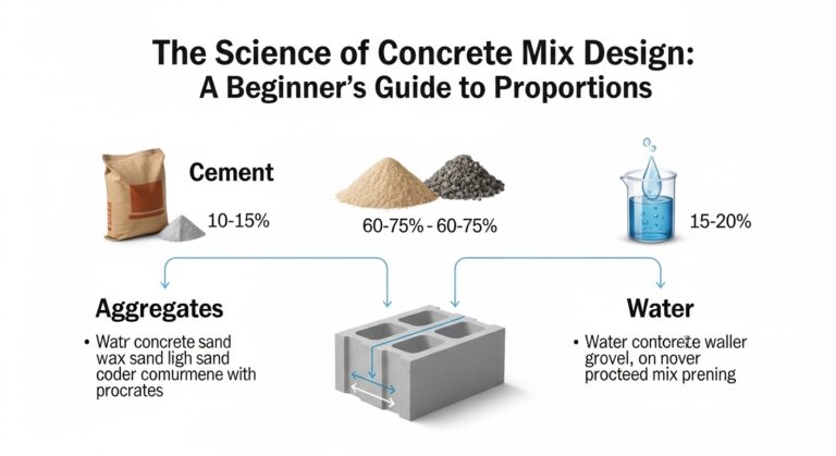 The Science of Concrete Mix Design: A Beginner’s Guide to Proportions