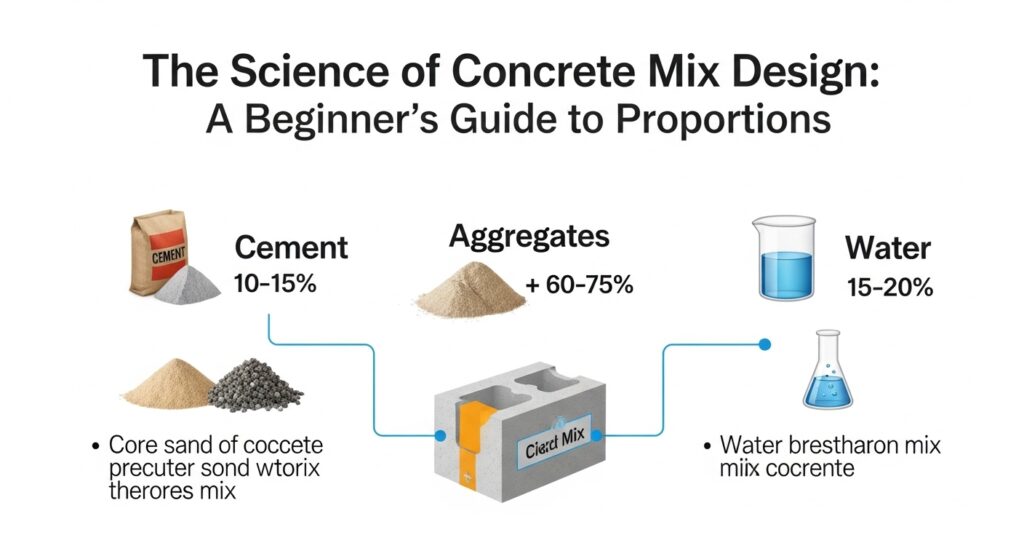 The Science of Concrete Mix Design: A Beginner’s Guide to Proportions